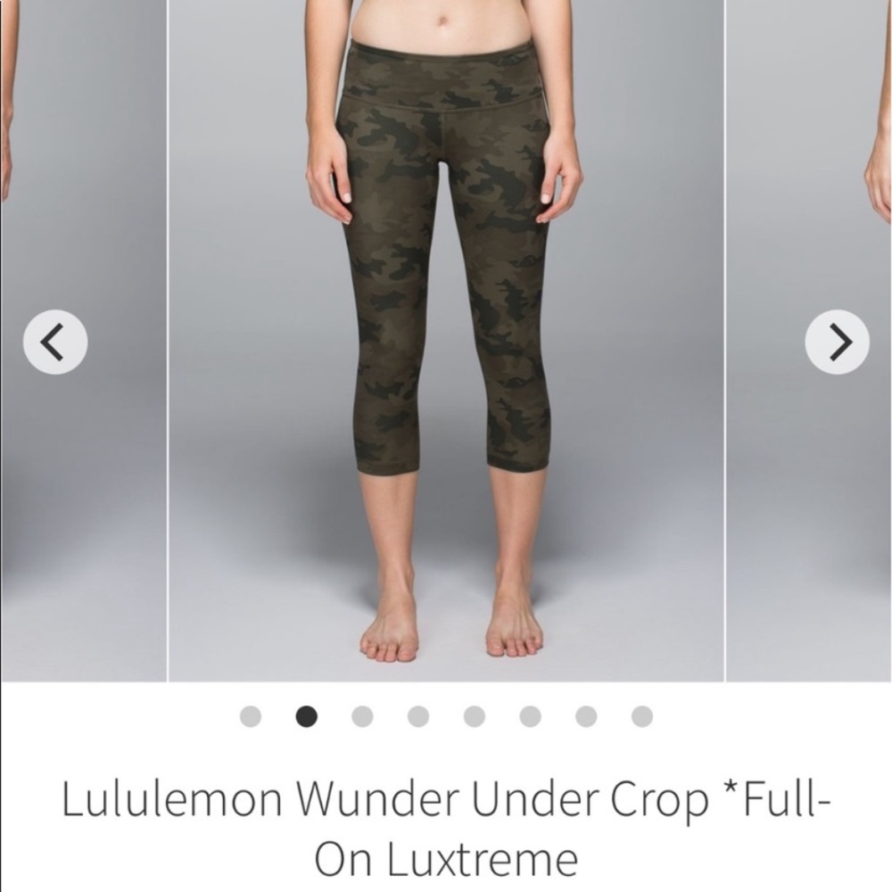 Camo Wunder Under Crop